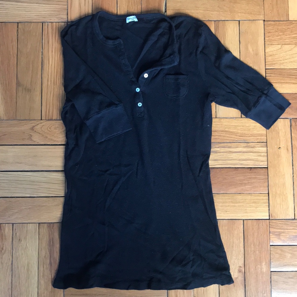 Splendid Black Shirt with Buttons